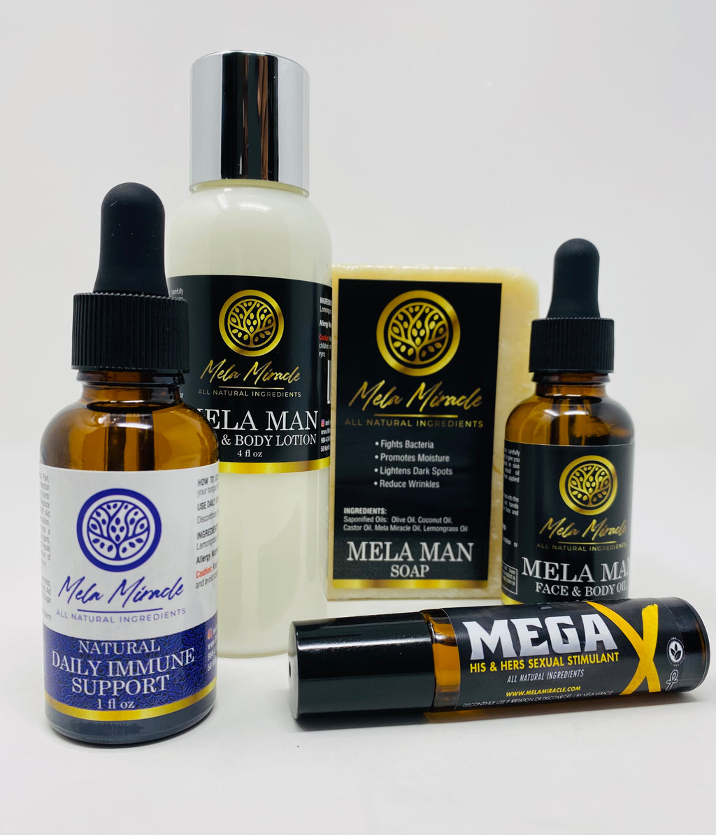 Mela Man Daily Immune & MegaX Bundle Mela Miracle