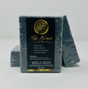 Mela Man Peppermint Infused Soap